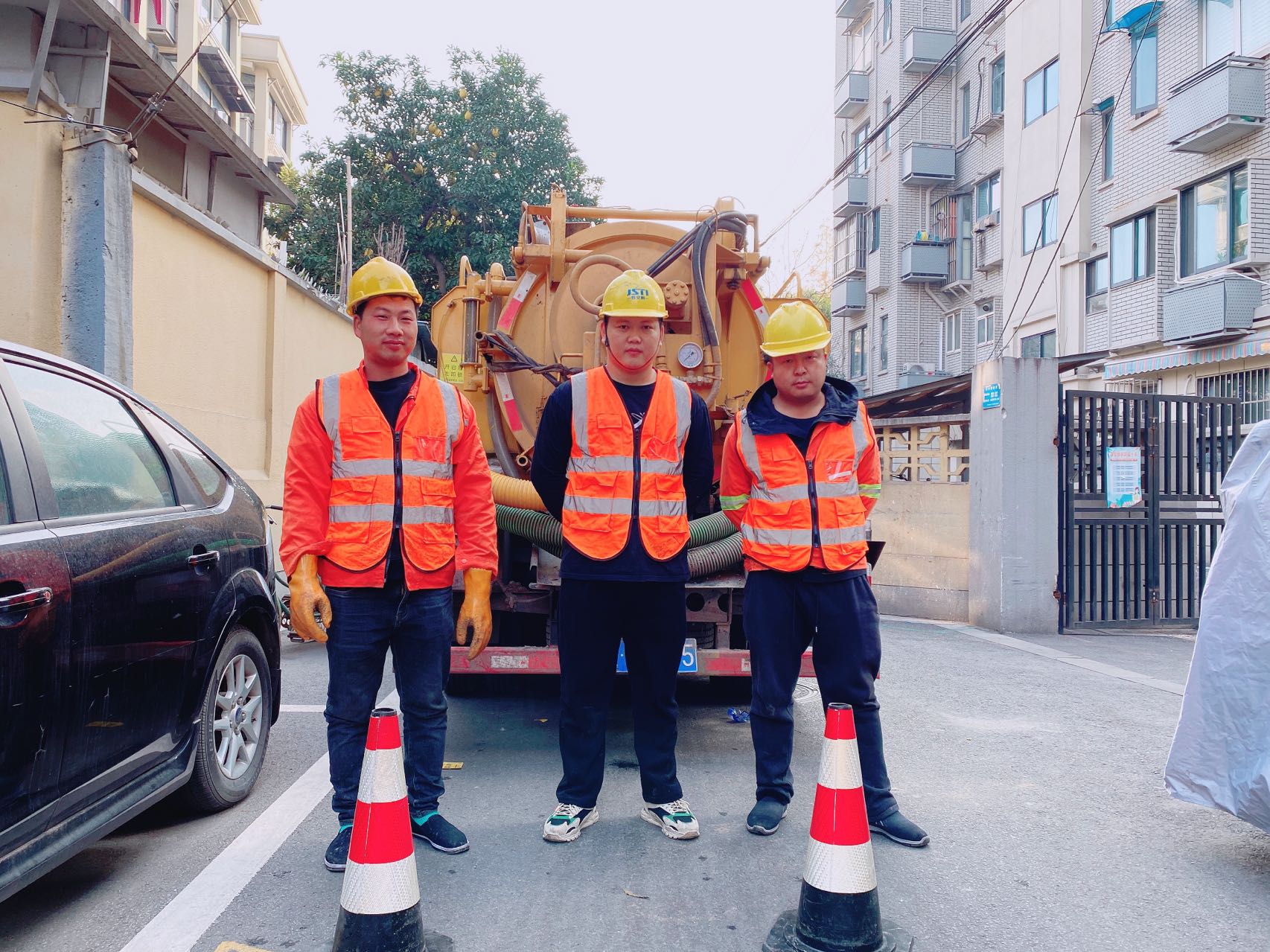 谷里南京某小区管道清淤检测施工